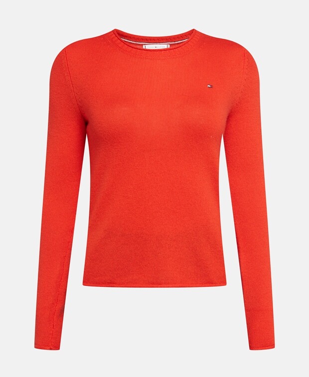 

Шерстяной джемпер Tommy Hilfiger, светло-красный