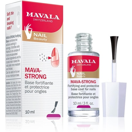 цена Укрепляющее базовое покрытие Mava-Strong 0,3 унции, Mavala