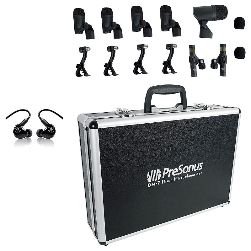 

Комплект барабанных микрофонов PreSonus DM-7+MP-120