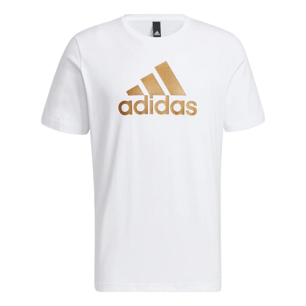 Футболка adidas Large Logo Printing Sports Short Sleeve White, мультиколор
