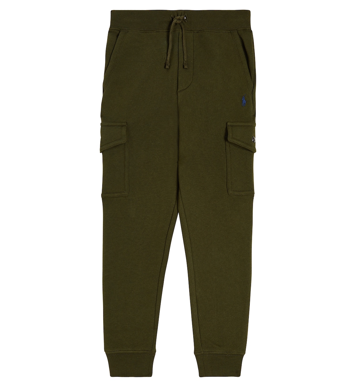 Спортивные брюки из смесового хлопка и флиса Polo Ralph Lauren, зеленый