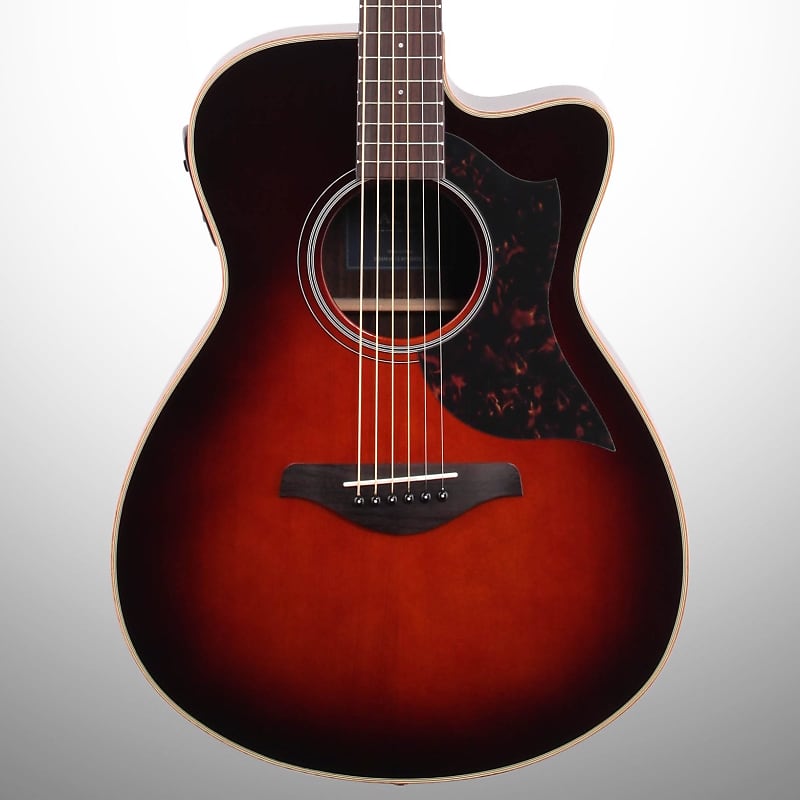 цена Акустическая гитара Yamaha AC1M Acoustic-Electric Guitar, Tobacco Brown Sunburst