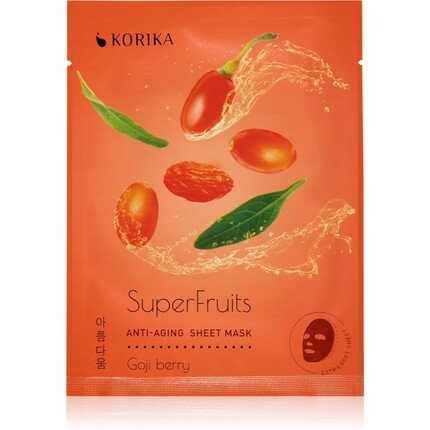 

KORIKA SuperFruits Goji Berry - Антивозрастная тканевая маска 25 г