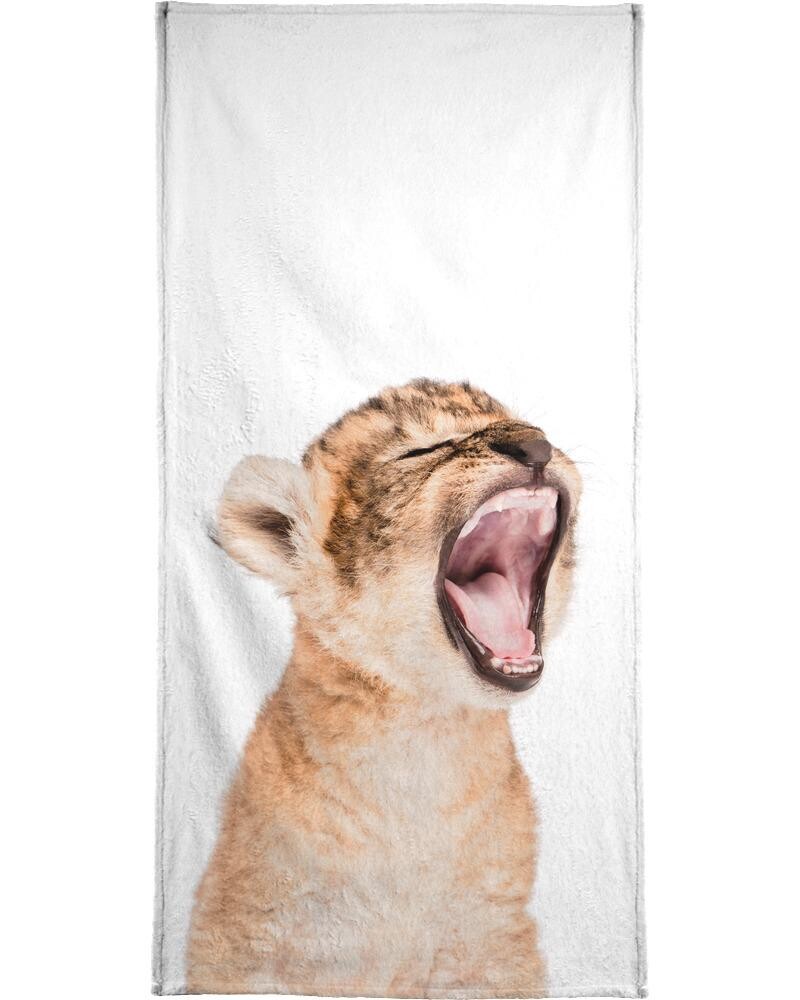 

Полотенце для ванной Juniqe Sleepy Leopard, коричневый