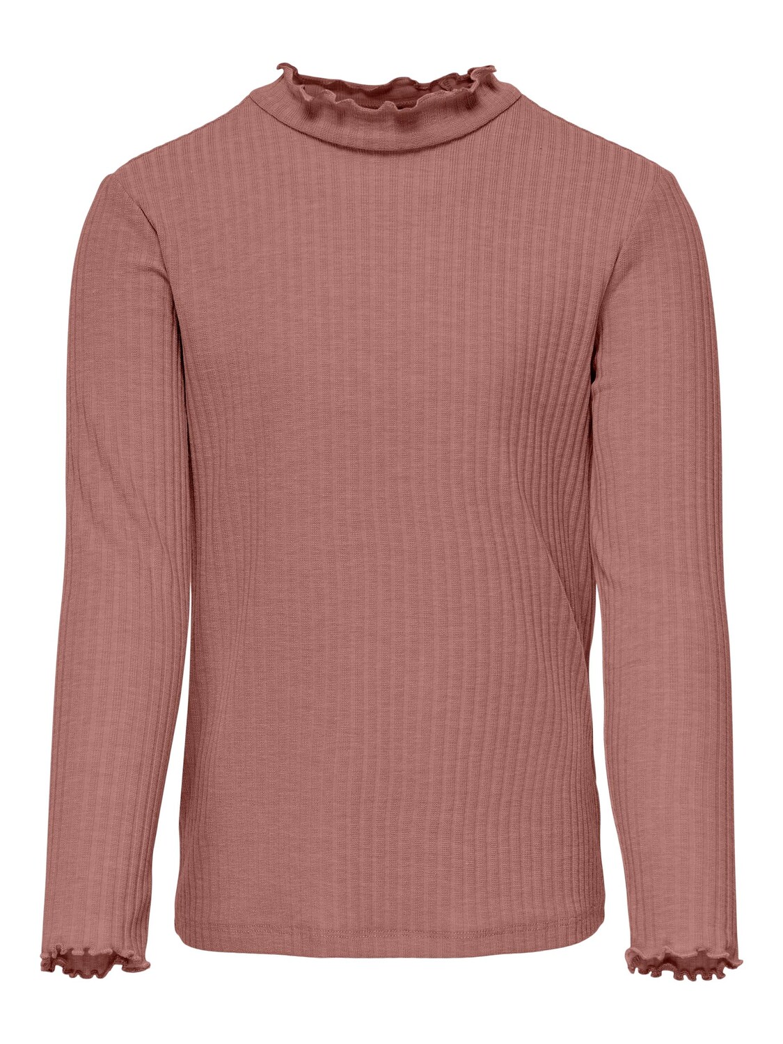 

Лонгслив KIDS ONLY Langarmshirt KONNELLA L/S HIGH NECK TOP, цвет burlwood