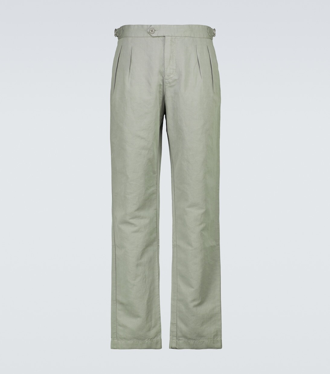 

Льняные брюки Caldwell Orlebar Brown, зеленый