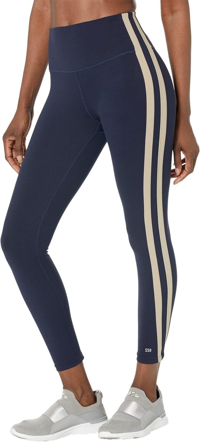 

Леггинсы Bianca Rigor 7/8 с высокой талией Splits59, цвет Indigo/Dark Khaki