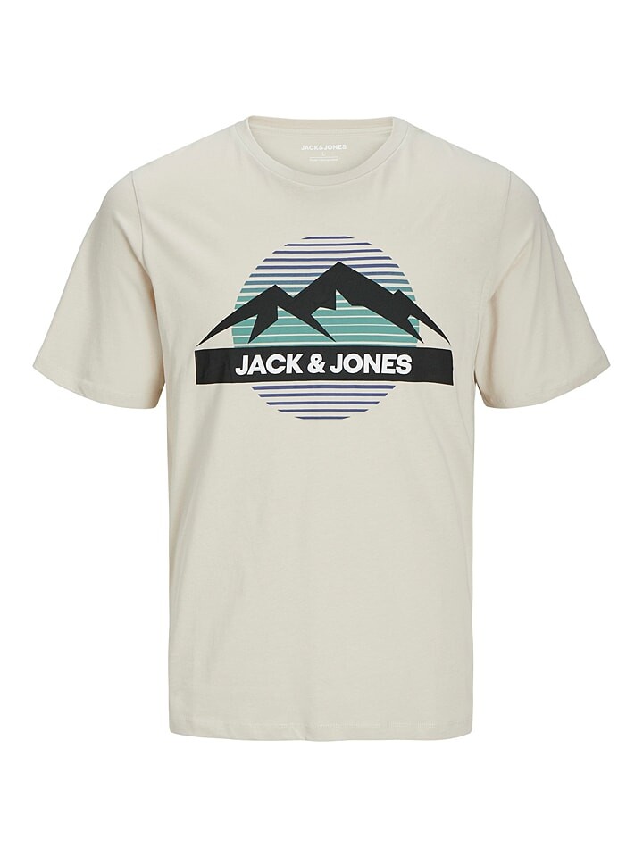 

Футболка Jack & Jones Peak, кремовый