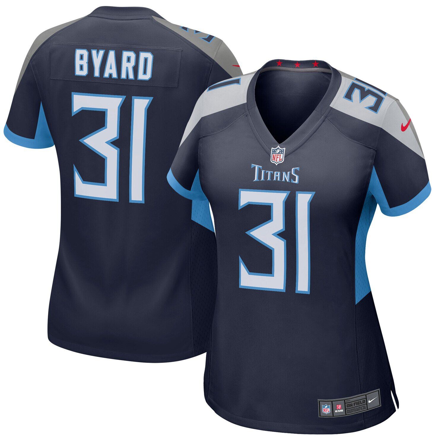 

Женское темно-синее джерси Nike Kevin Byard Tennessee Titans Player Game Nike
