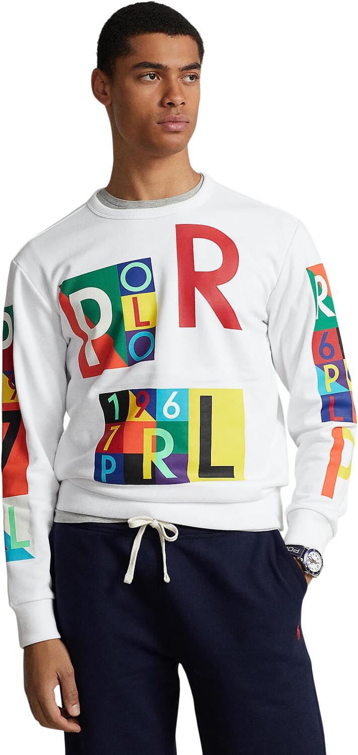

Толстовка Fleece Graphic Sweatshirt Polo Ralph Lauren, белый