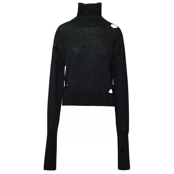 

Свитер gray alpaca blend turtleneck sweater Mm6 Maison Margiela, серый