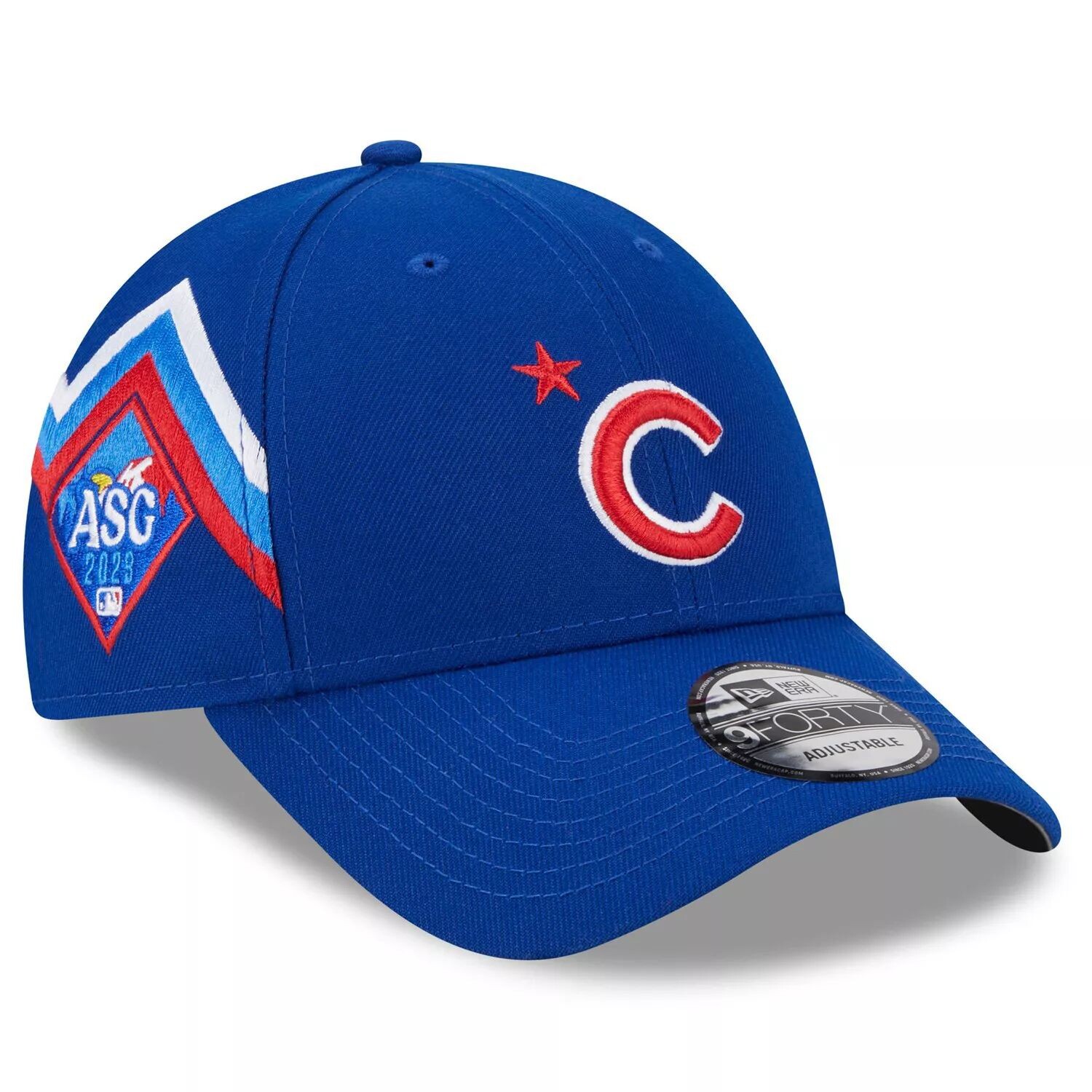 

Мужская регулируемая кепка New Era Royal Chicago Cubs 2023 MLB All-Star Game Workout 9FORTY