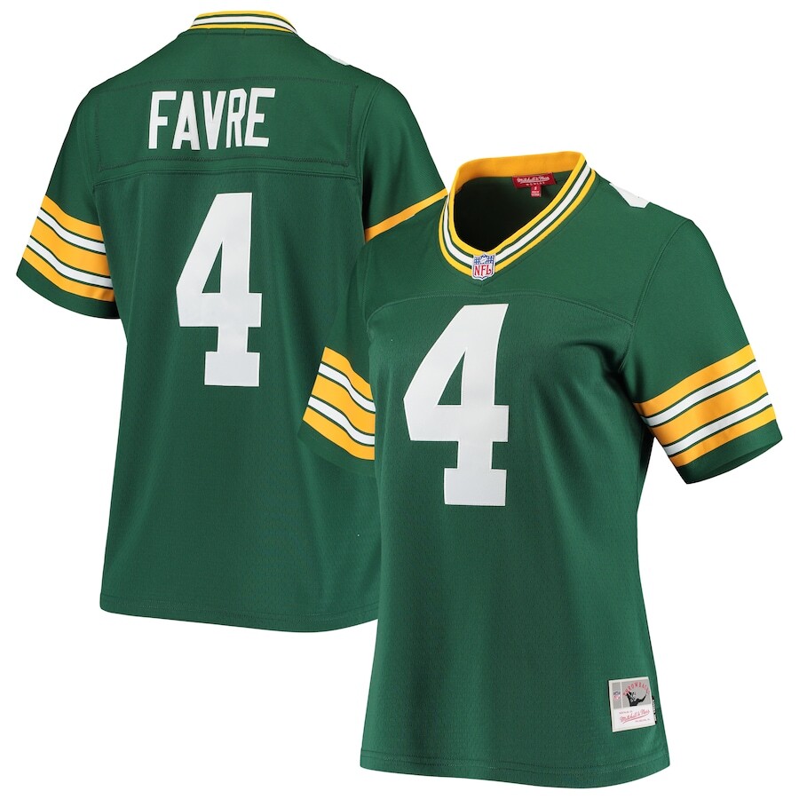 

Джерси Mitchell & Ness Green Bay Packers, зеленый