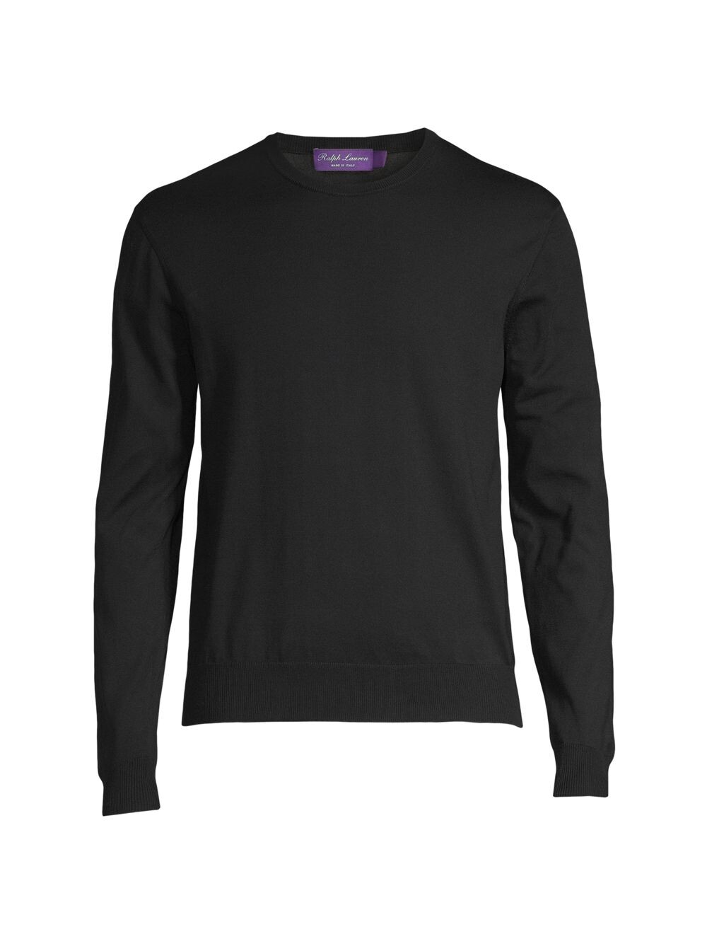 

Свитер с круглым вырезом Wisteria Ralph Lauren Purple Label, черный