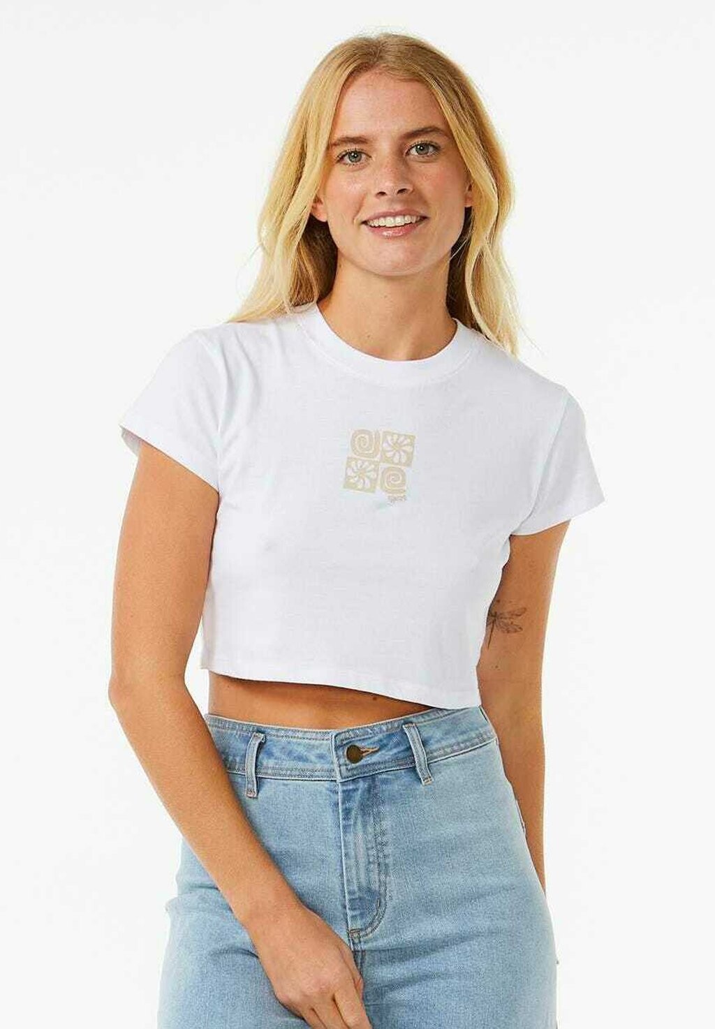

Футболка с принтом HOLIDAY Rip Curl, цвет optical white
