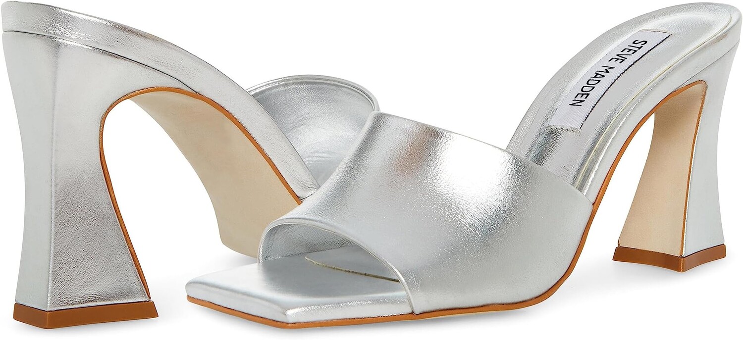 

Босоножки Fairfax Heeled Sandal Steve Madden, цвет Silver Leather