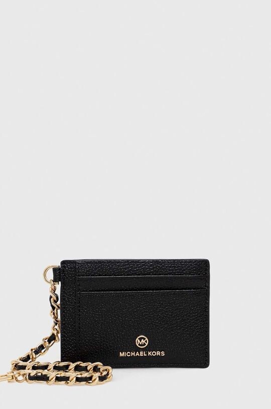 

Кожаная визитница MICHAEL Michael Kors, черный