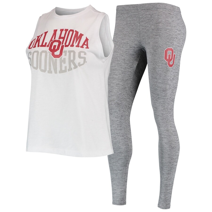 

Пижамный комплект Concepts Sport Oklahoma Sooners, угольный