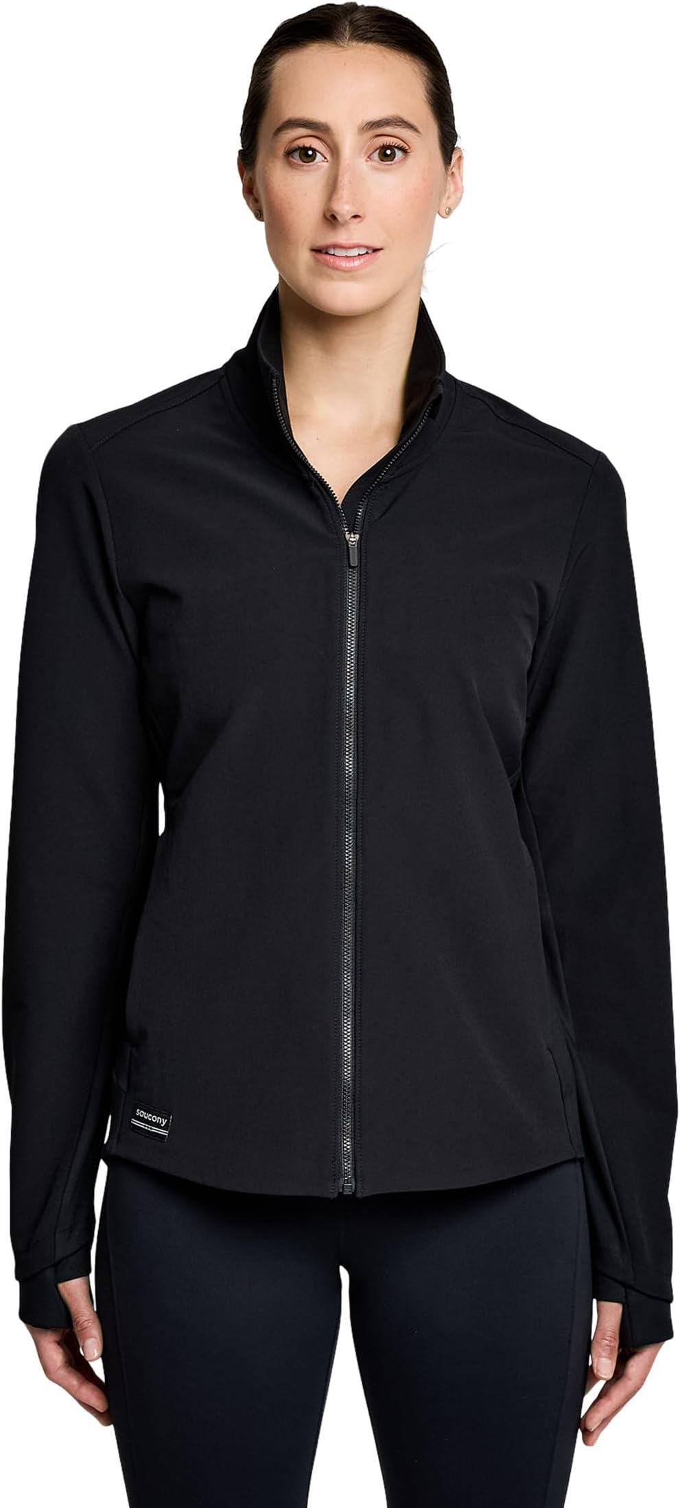 Куртка Triumph Jacket Saucony, черный куртка saucony solstice oysterpuff jacket цвет umbra