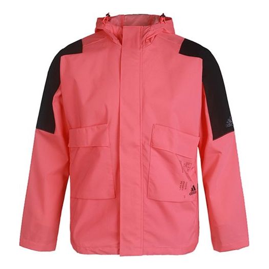 Куртка Adidas M TECH 2L JKT Woven Athleisure Casual Sports Jacket Pink, розовый