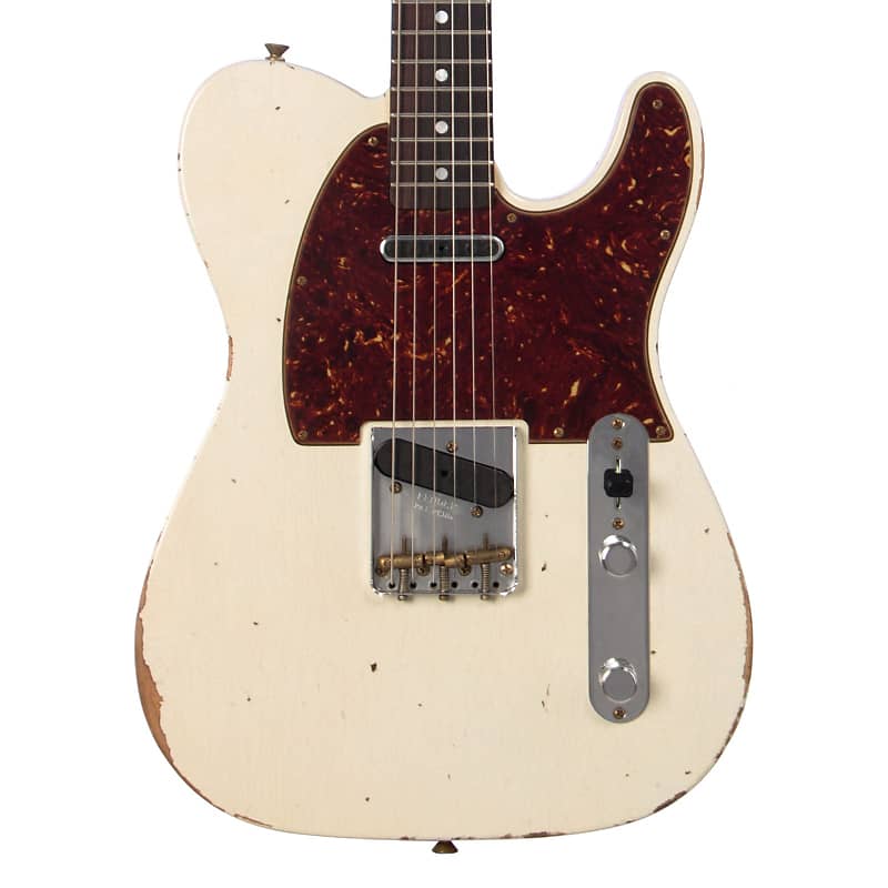 Электрогитара Fender Custom Shop LTD 1964 Telecaster Relic - Aged Olympic White w/Matching Headstock - Limited Edition Electric Guitar - NEW!