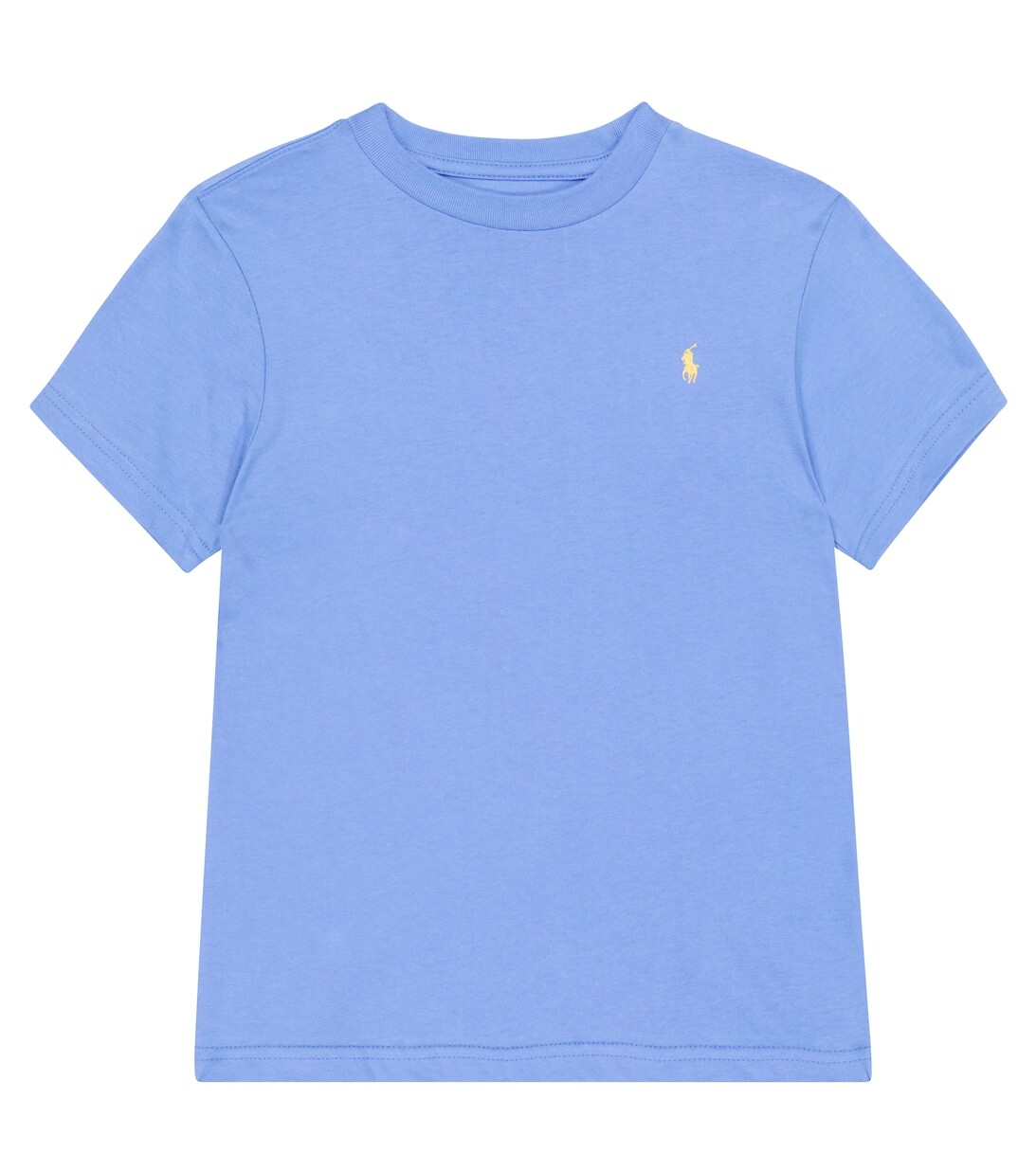 

Хлопковая футболка с круглым вырезом Polo Ralph Lauren, синий