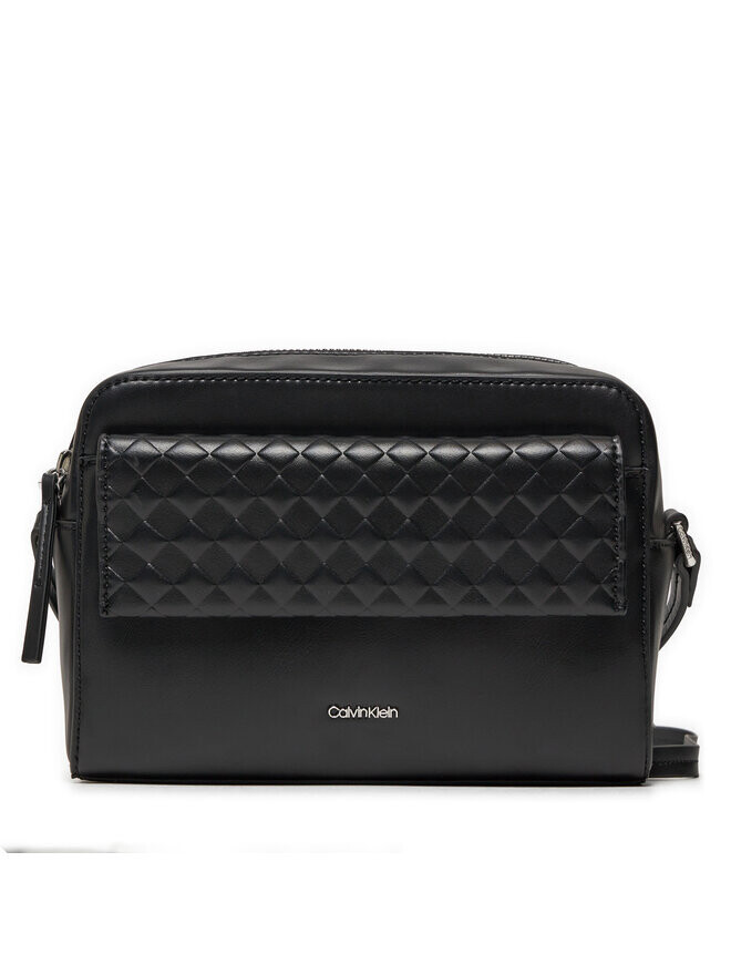 

Наплечная сумка Calvin Mini Quilt Camera Bag Calvin Klein, черный