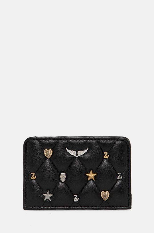 

Кожаный кошелек Zadig&Voltaire, черный