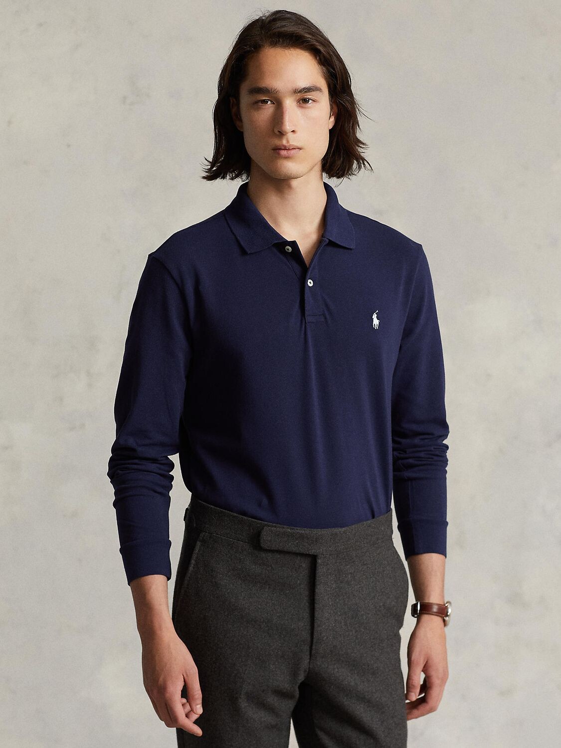 

Рубашка-поло Ralph Lauren, темно-синий французский цвет