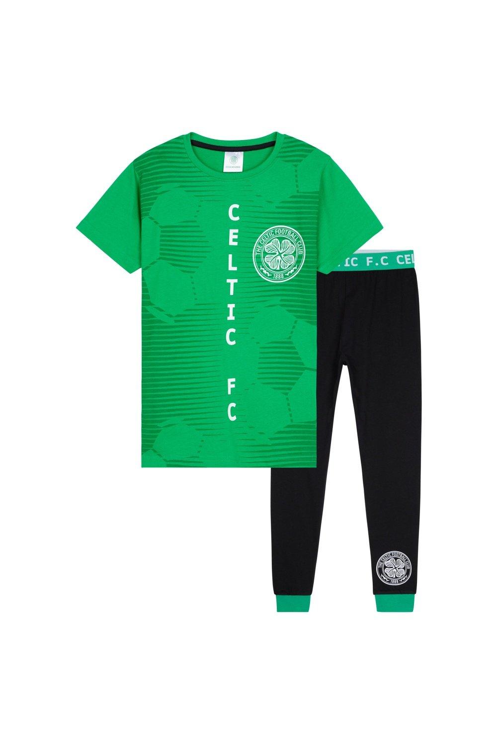 Пижамный комплект для футбольных фанатов, футболка и брюки Celtic FC, мультиколор гетры фк манчестер сити 2019 20