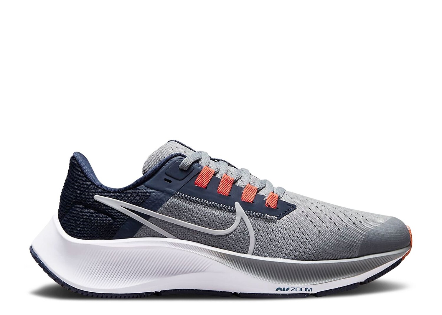 

Кроссовки Nike Air Zoom Pegasus 38 Gs 'Particle Grey Midnight Navy', серый
