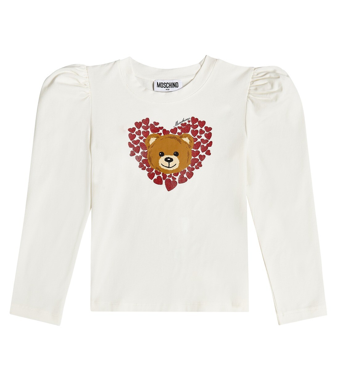 

Топ Teddy Bear из смесового хлопкового джерси Moschino, разноцветный