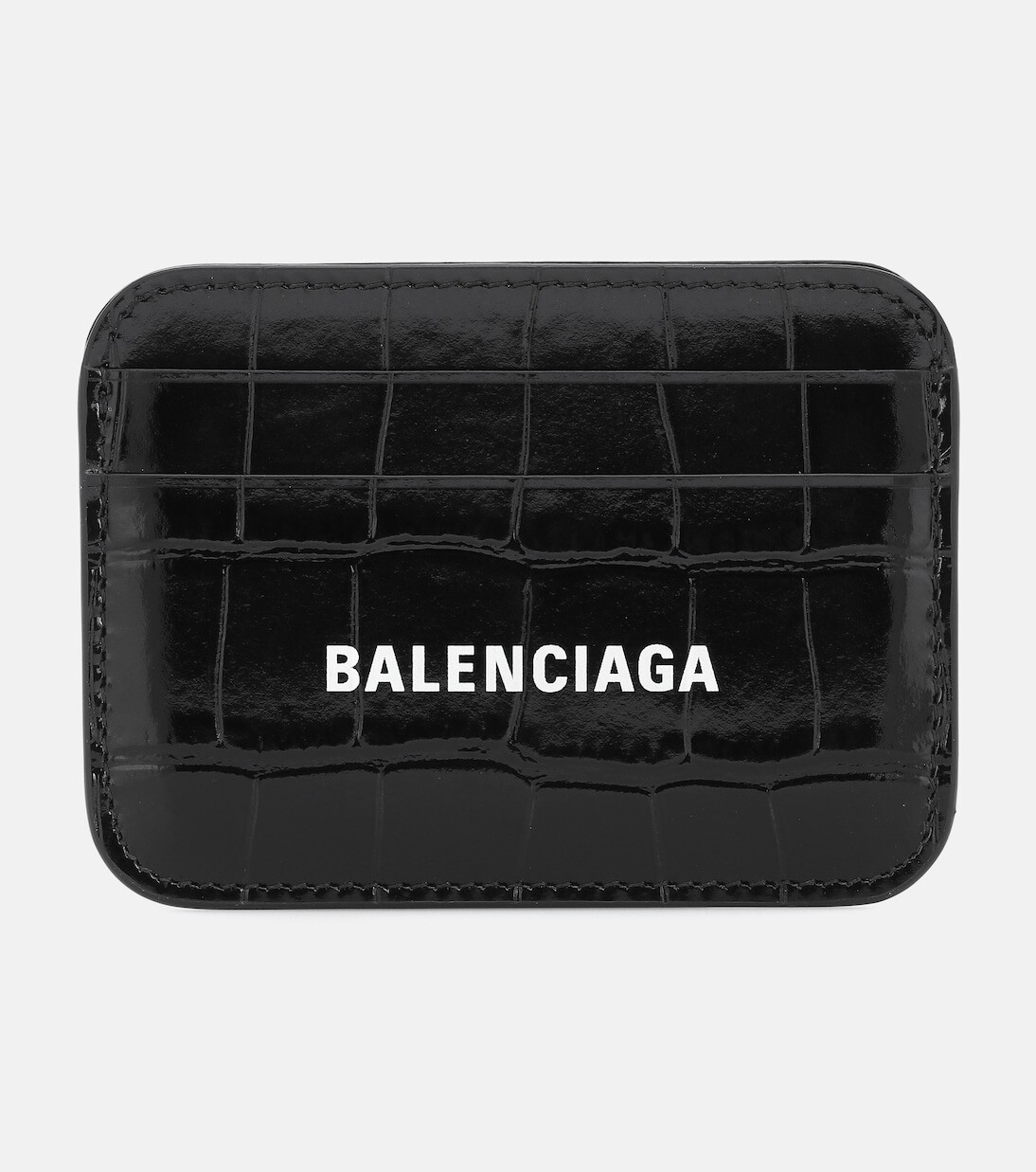 

Кожаная визитница на каждый день Balenciaga, черный