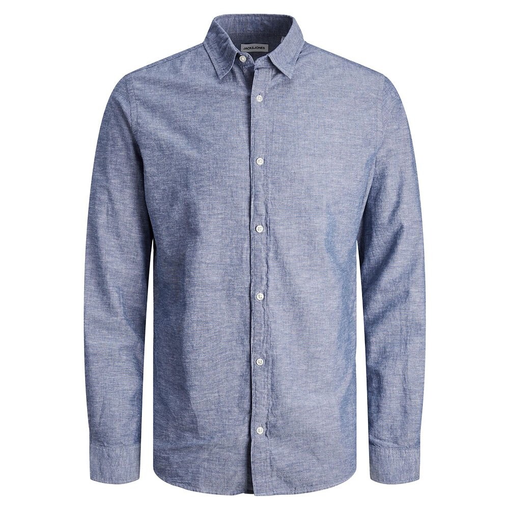 

Рубашка с длинным рукавом Jack & Jones Linen, синий