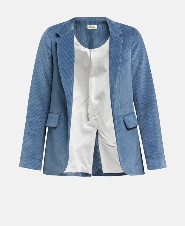 

Шнуровой блейзер Zadig&Voltaire, синий
