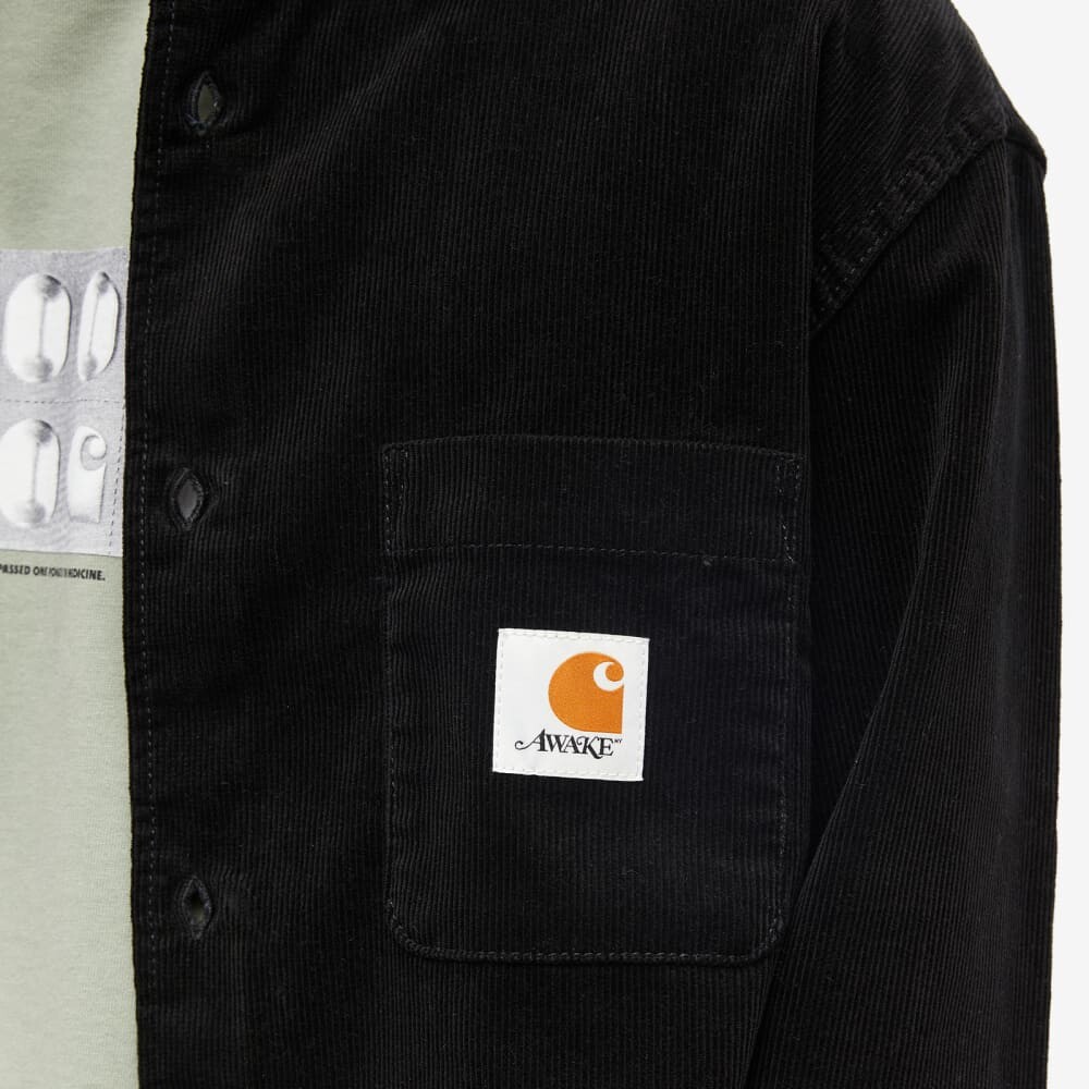

Рубашка с воротником Awake NY x Carhartt WIP, черный