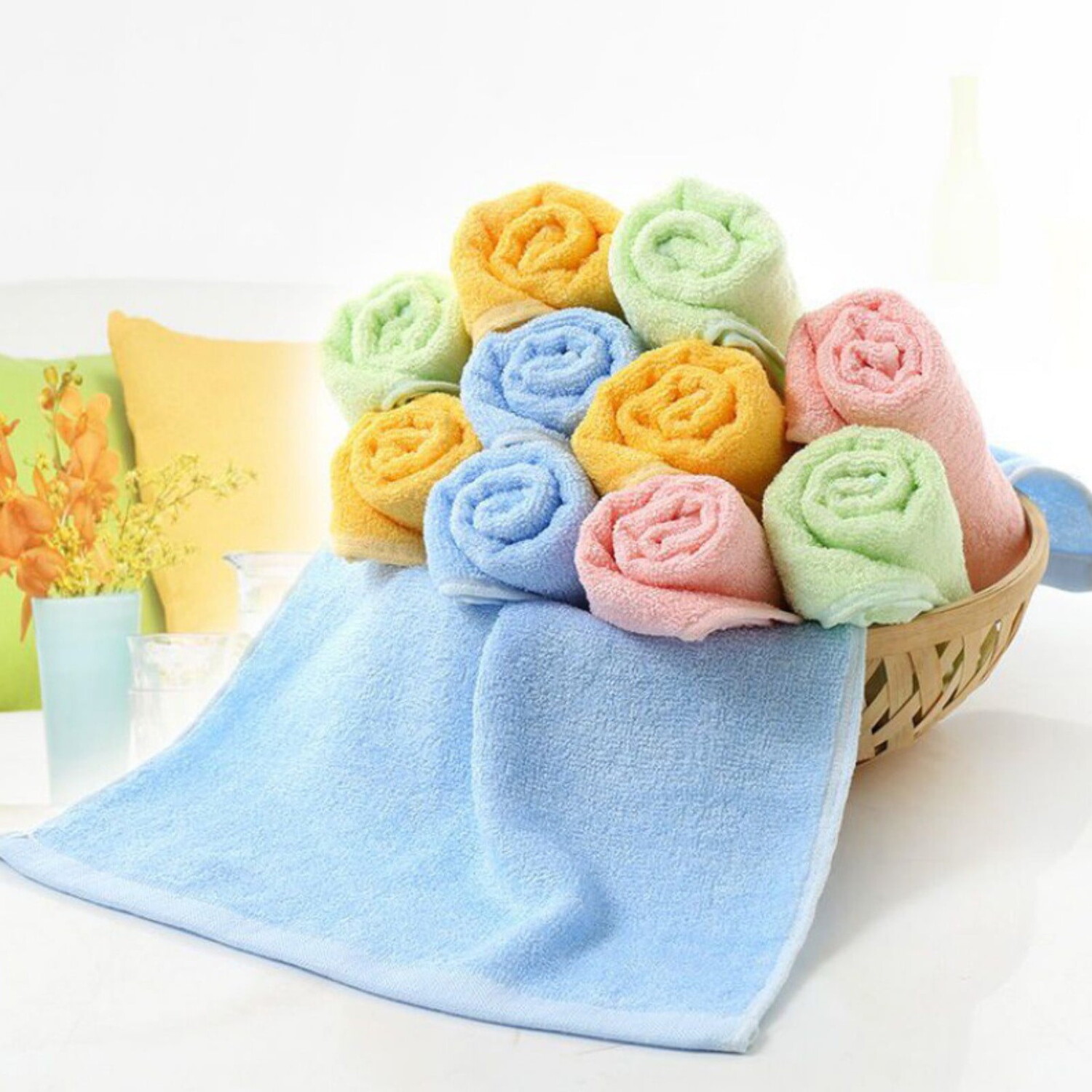 

Супермягкие полотенца Yarino 29 x 13 дюймов, голубой