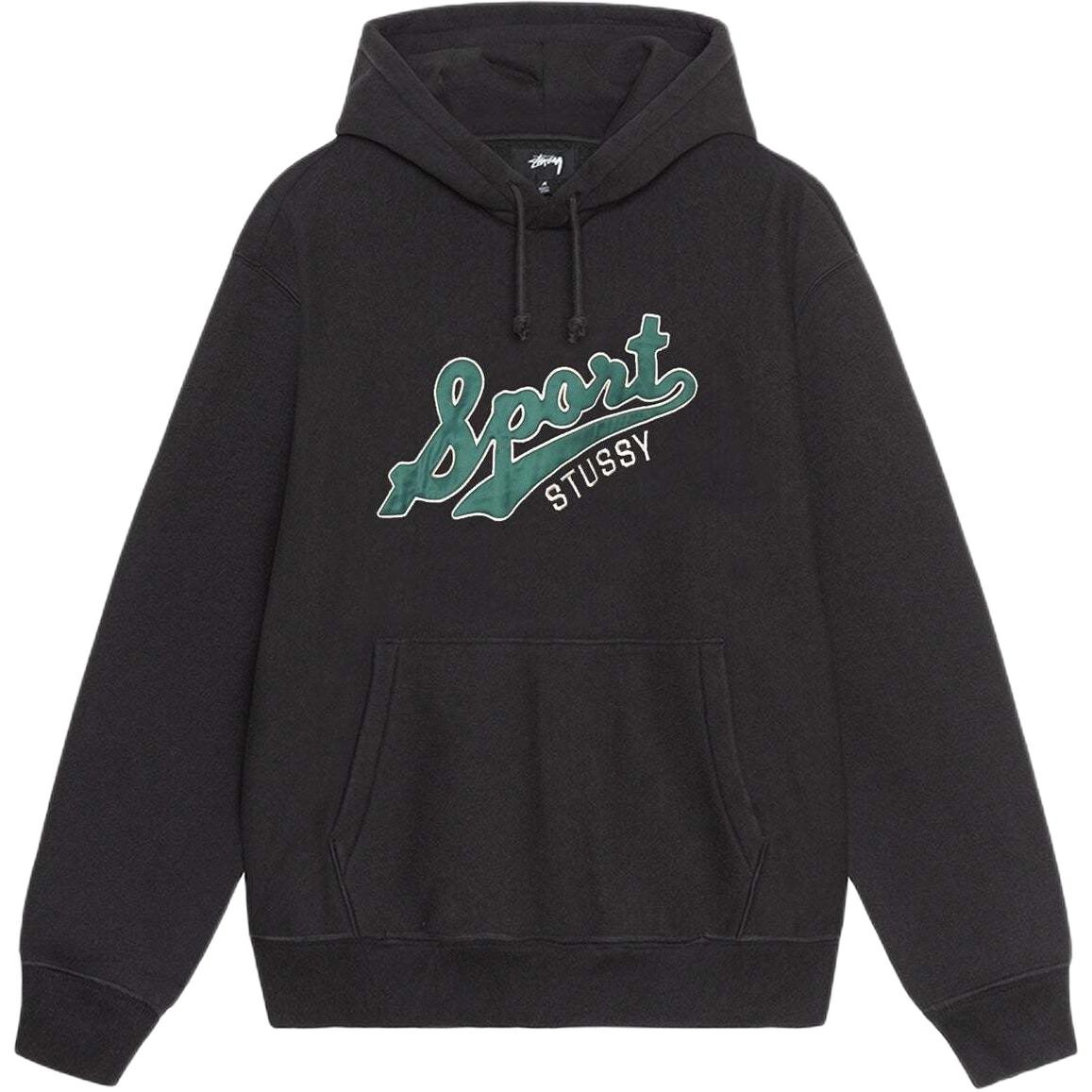 

Толстовка большого размера с атласными нашивками Stussy, кремовый