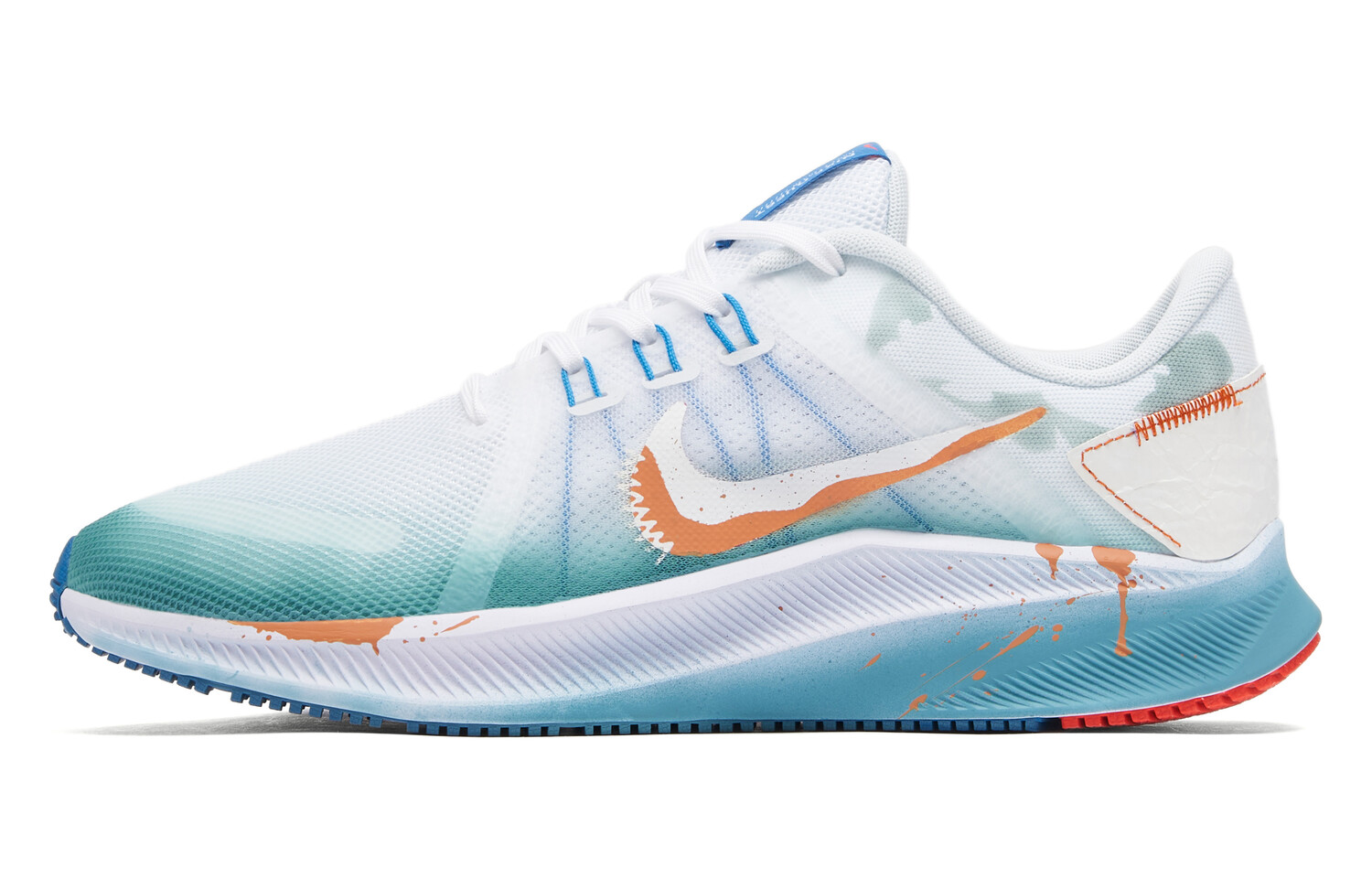 

Кроссовки Quest 4 для бега мужские с низким верхом белые/бирюзовые Nike