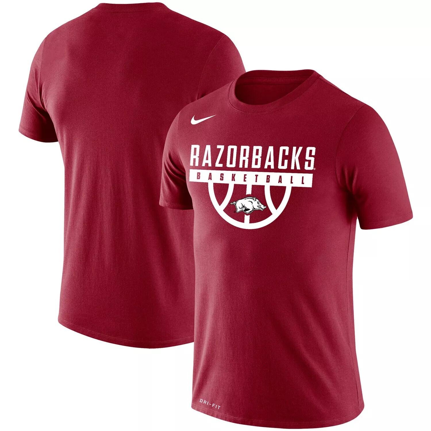 

Мужская футболка Cardinal Arkansas Razorbacks Basketball Drop Legend Performance Nike