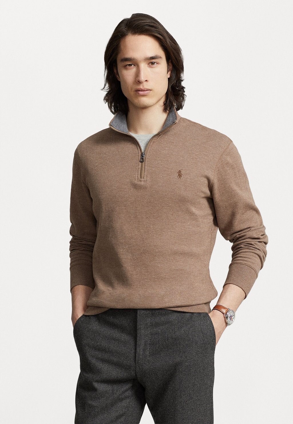 

Футболка с длинным рукавом LONG SLEEVE Polo Ralph Lauren, коричневый вереск
