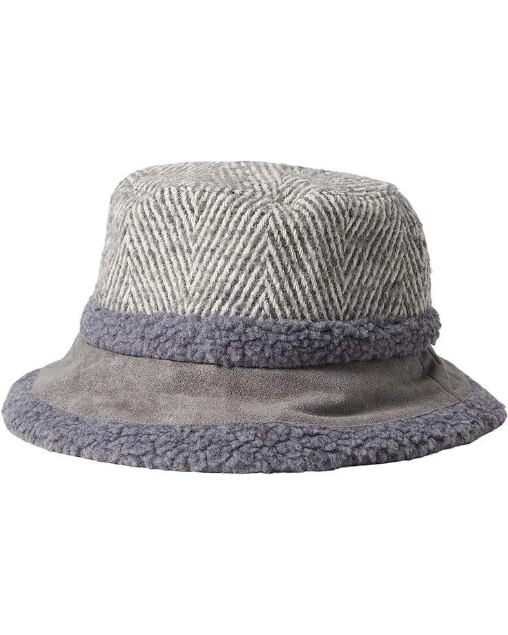 Панама Badgley Mischka Patchwork Bucket Hat, цвет Herringbone