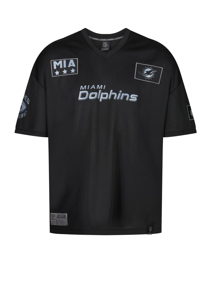 

Футболка Recovered NFL Dolphins MIA 66 Oversized, черный