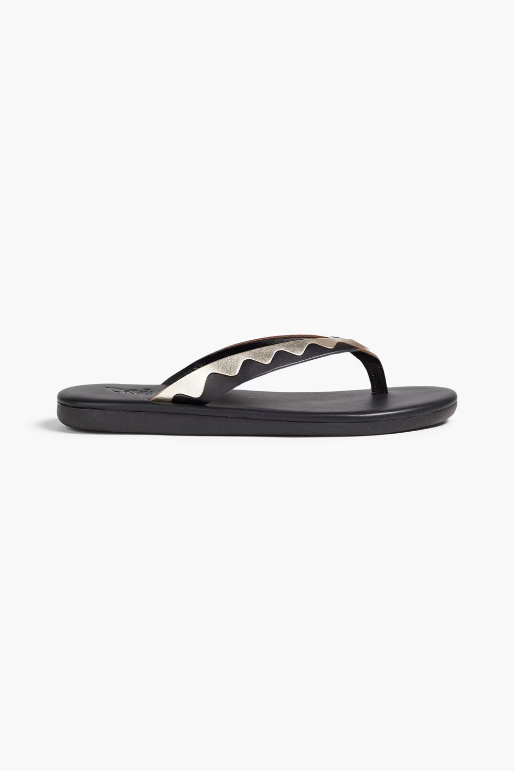 

Двухцветные кожаные сандалии Ammos Ancient Greek Sandals, черный
