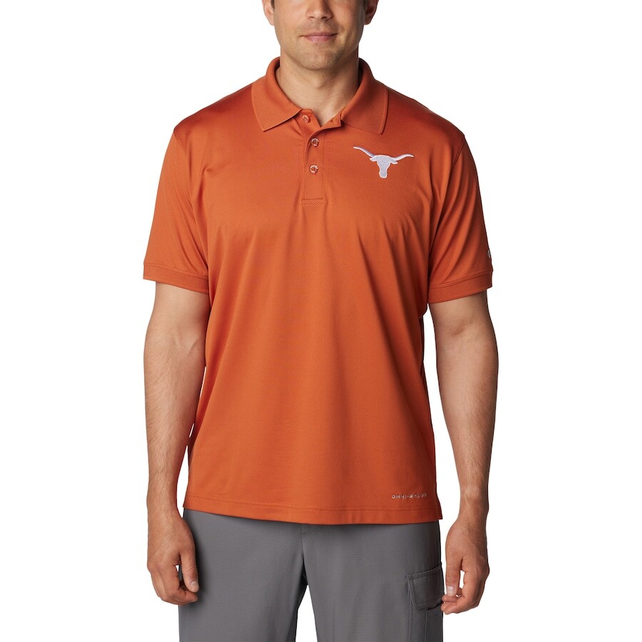 

Поло с коротким рукавом Columbia Texas Longhorns, оранжевый