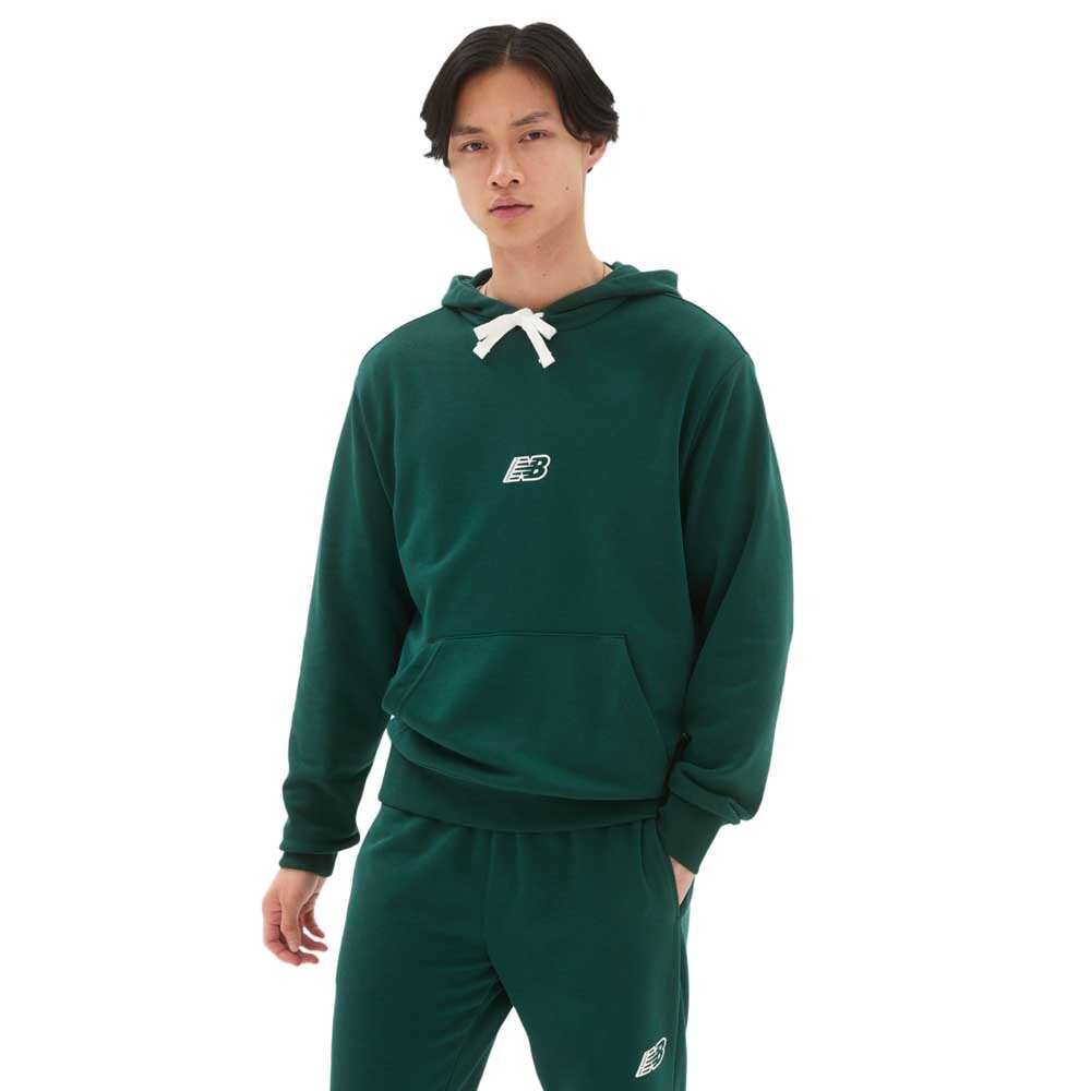 

Худи New Balance Essentials Fleece, зеленый