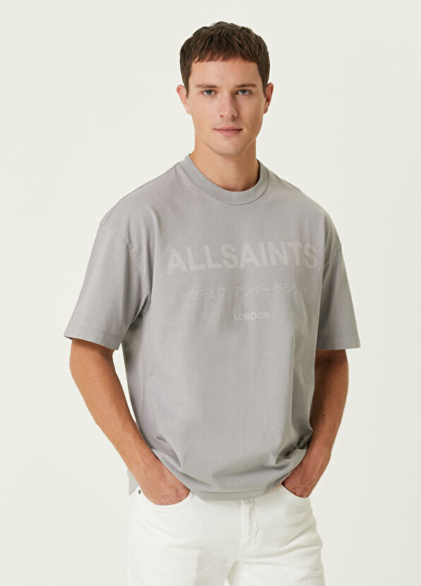 

Футболка Laser Underground Allsaints, серый