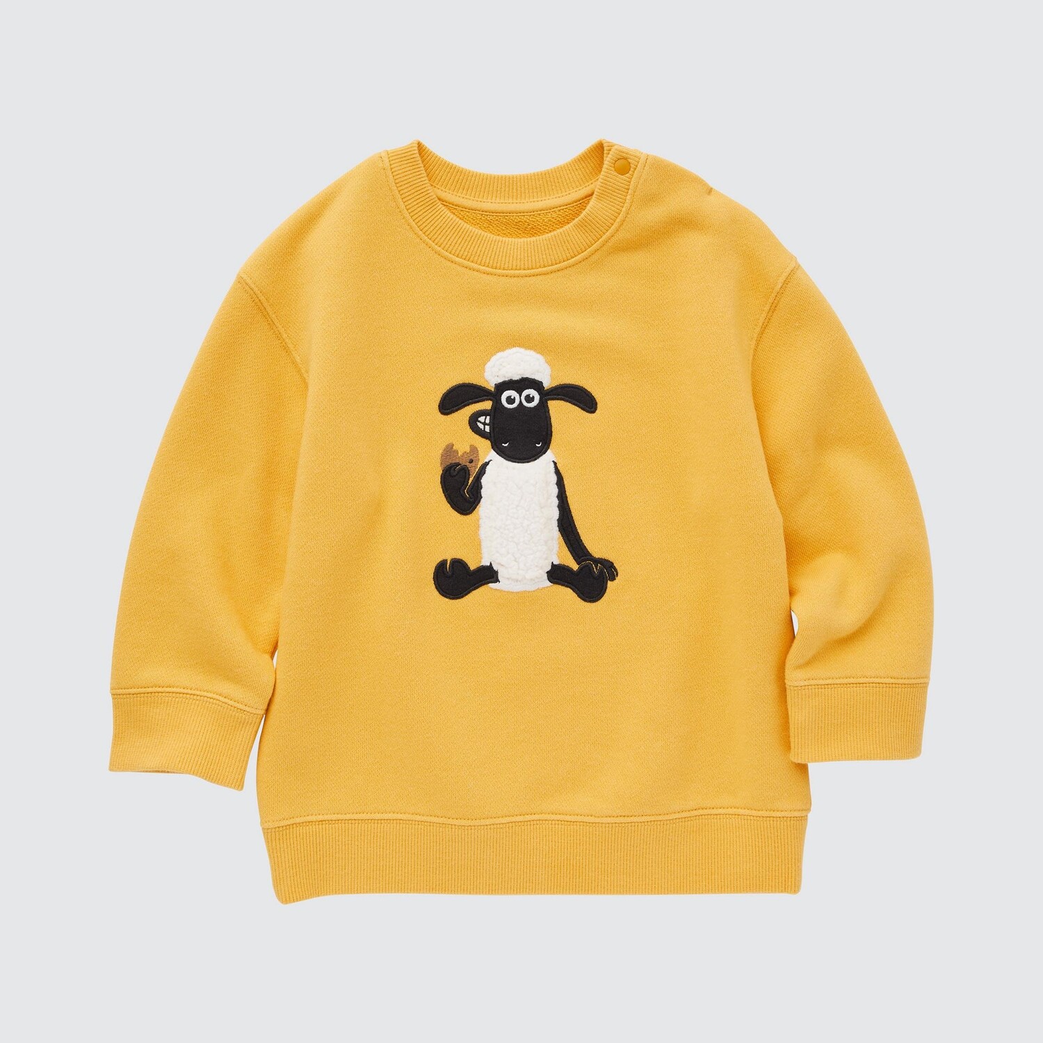 

Толстовка с рисунком Toddler Clay Animation UT (Овечка Шон) Uniqlo, желтый