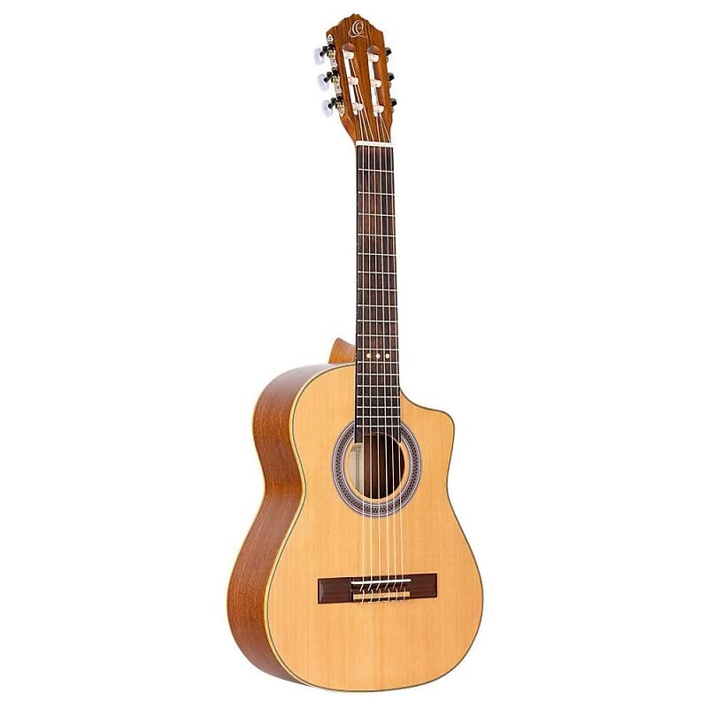 Акустическая гитара Ortega Guitars Requinto Series 6 String Acoustic Guitar, Right акустическая гитара ortega guitars 6 string student series pro solid top nylon classical guitar right spruce