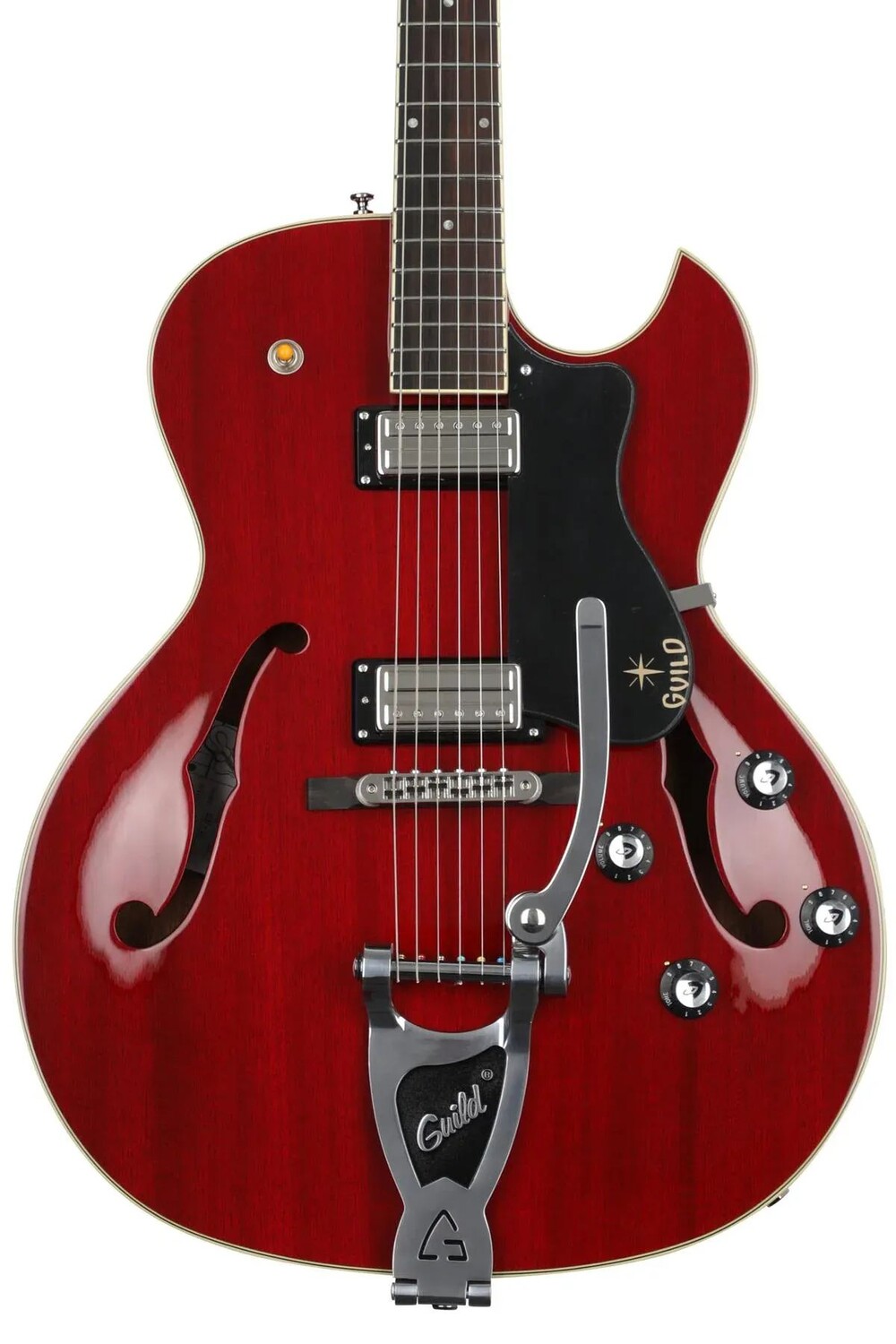 

Guild Starfire III с Guild Vibrato — Cherry Red